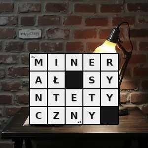 Rozwiązanie krzyżówki: minerał sztucznie uzyskiwany posiadający właściwości chemiczne i fizyczne odpowiadające występującym w przyrodzie minerałom - minerał syntetyczny | hasła, synonimy i podpowiedzi Hasło krzyżówkowe minerał sztucznie uzyskiwany posiadający właściwości chemiczne i fizyczne odpowiadające występującym w przyrodzie minerałom - minerał syntetyczny – rozwiązanie, synonimy, podpowiedzi i definicje krzyżówkowe